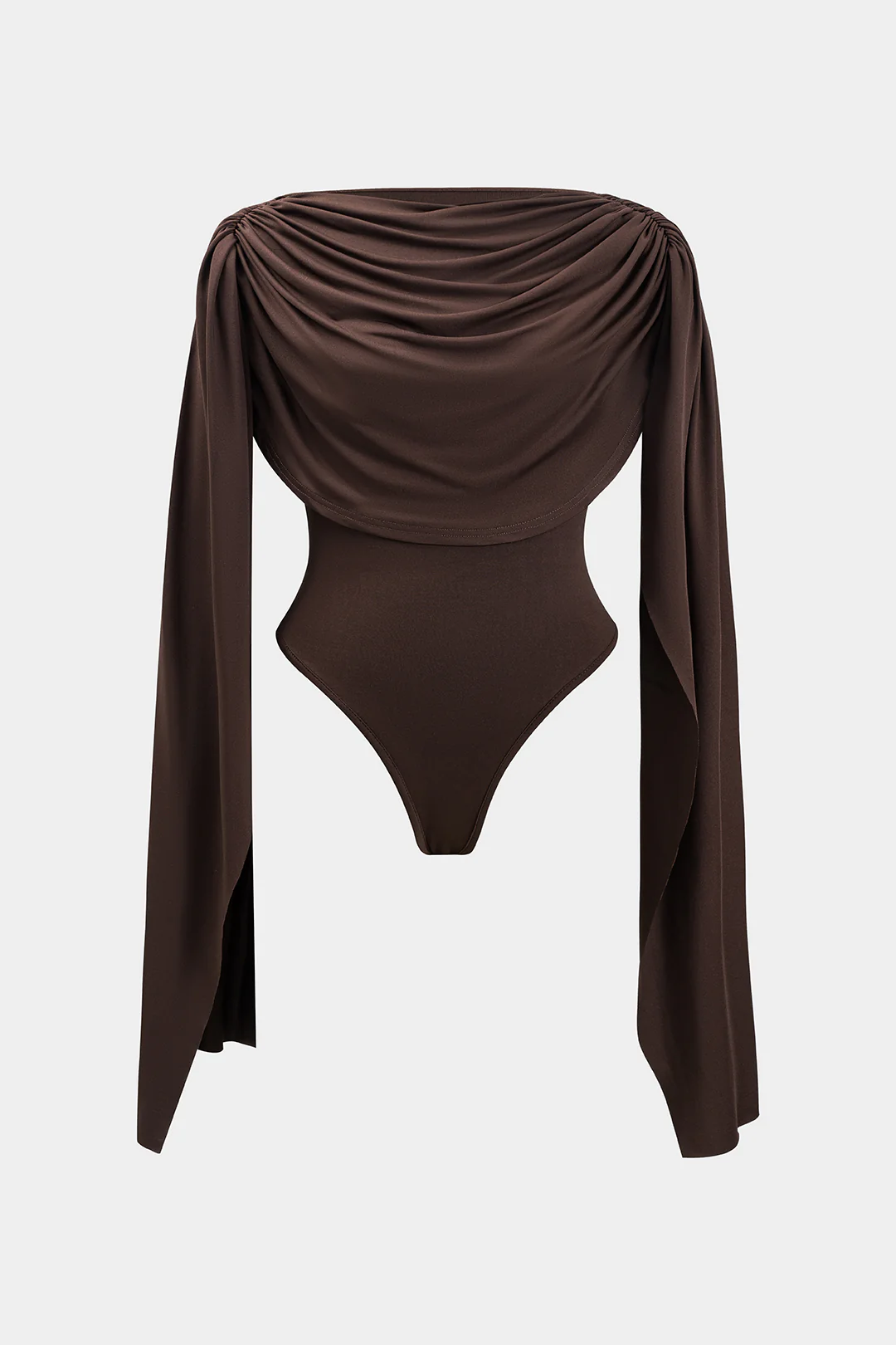 Ruched Sleeveless Bodysuit - Flockneti