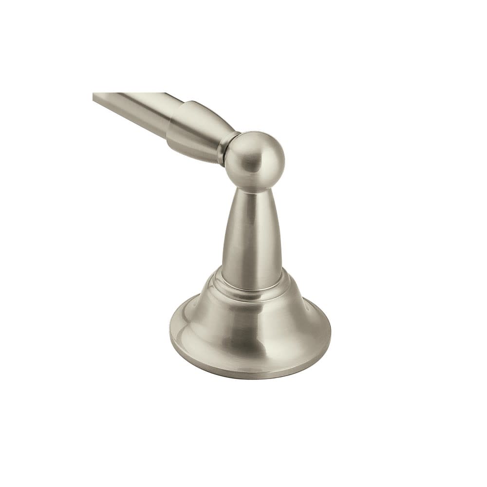 Moen Sage Towel Bar Brushed Nickel Brass 24″ - Flockneti