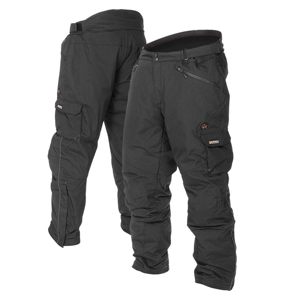 Mobile Warming 12V Unisex Dual Power Heated Pant Black XL - Flockneti