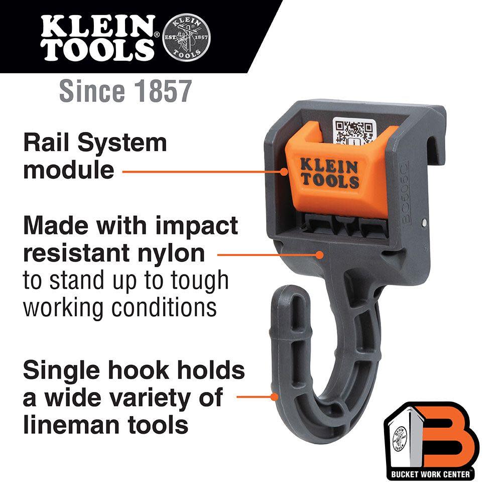 Klein Tools Open Hook Module Rail System - Flockneti