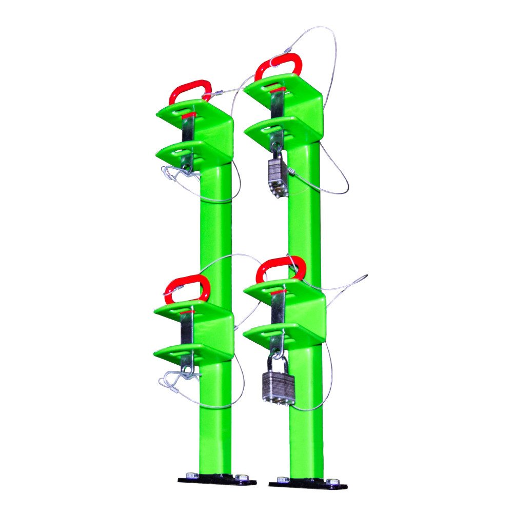 Green Touch Classic Series 2 Place Trimmer Rack For Open Trailer - Flockneti