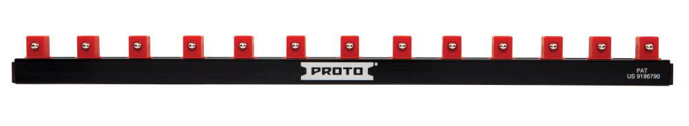 Proto 3/8″ Drive 13 Piece Socket Rail – 13″ - Flockneti