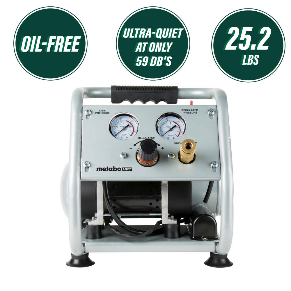 Metabo HPT 1 Gallon Quiet Compressor - Flockneti