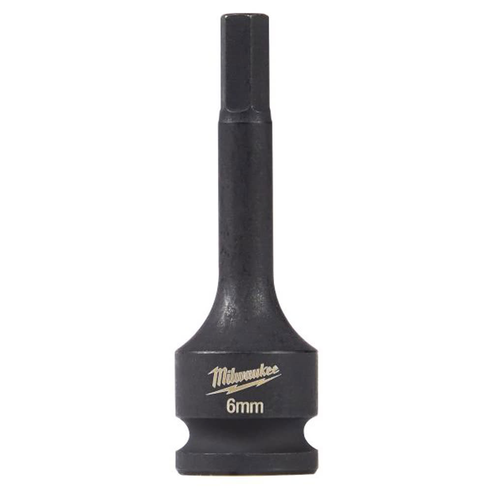 Milwaukee Shockwave Lineman’s 3/8″ Drive 6mm Hex Bit Socket - Flockneti