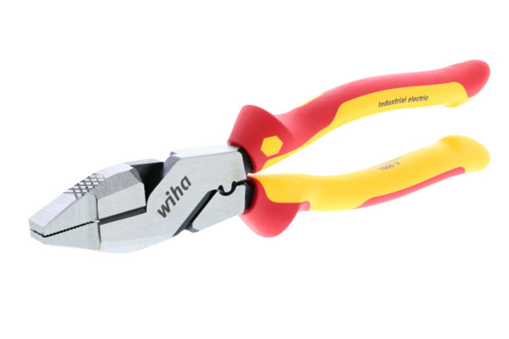 Wiha Insulated NE Style Linemans Pliers with Crimpers 9.5″ - Flockneti