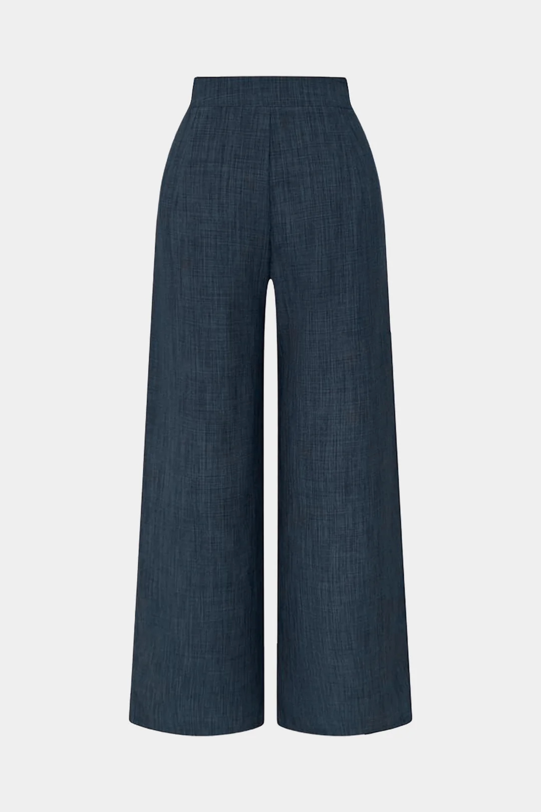 Metallic Decor Asymmetrical Wide-Leg Pants - Flockneti