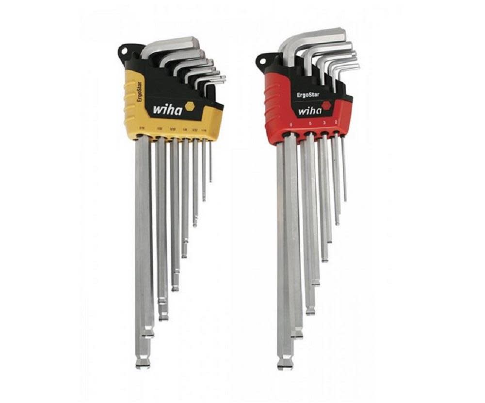 Wiha MagicRing Metric & Inch Ball End Hex L-Key 22 Pc. Set - Flockneti