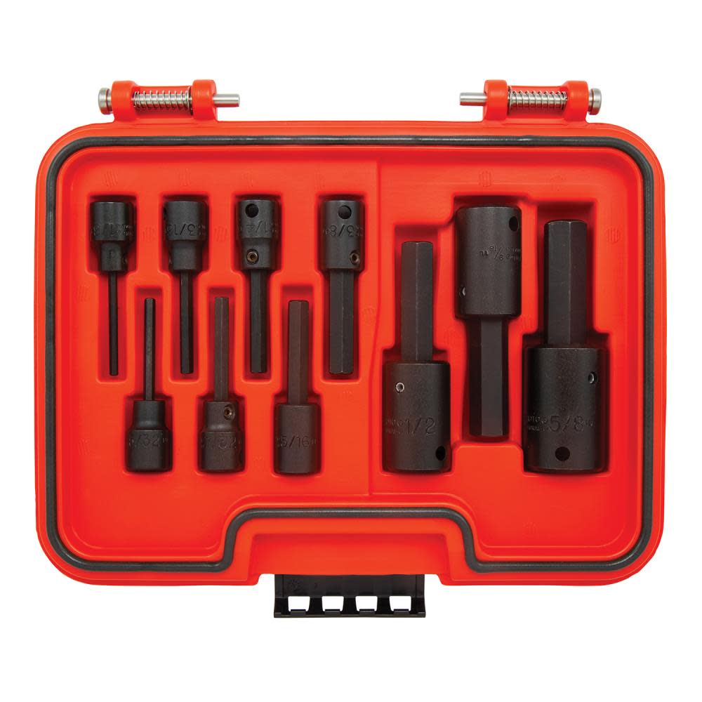 Proto Socket Set 3/8 & 1/2 DR 10pc SAE HEX IM - Flockneti