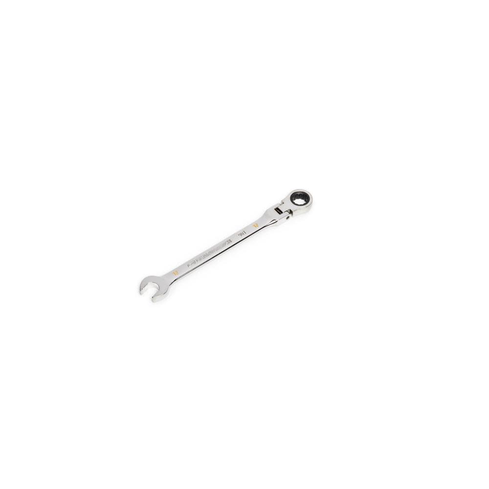 GEARWRENCH 12mm 90T 12 Point Flex Head Ratcheting Combination Wrench - Flockneti