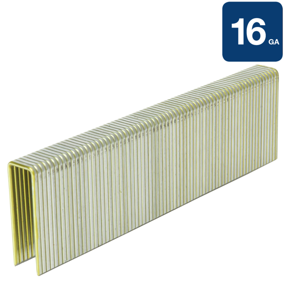 Metabo HPT Standard Crown Staples 7/16″ x 1″ 16 Gauge Galvanized - Flockneti