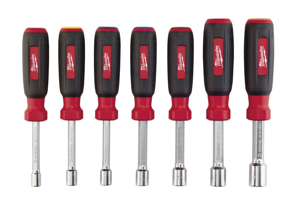Milwaukee 7 pc HollowCore Magnetic SAE Nut Set - Flockneti