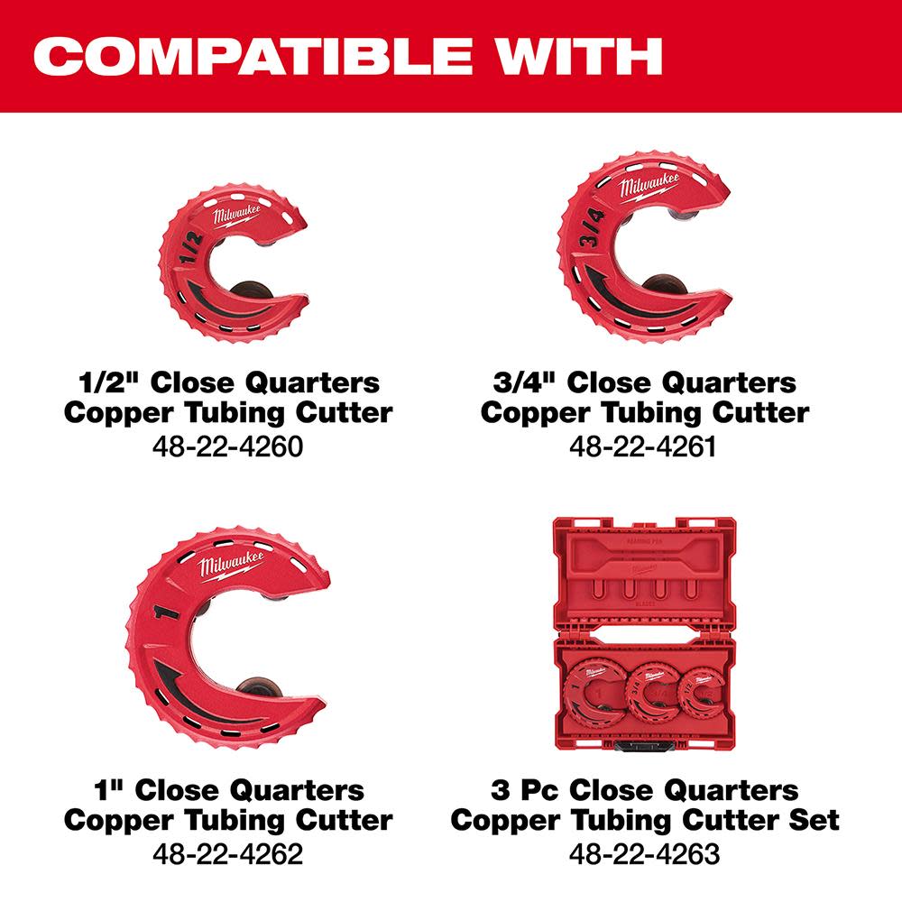 Milwaukee 2-Piece Close Quarters Cutter Replacement Blades - Flockneti