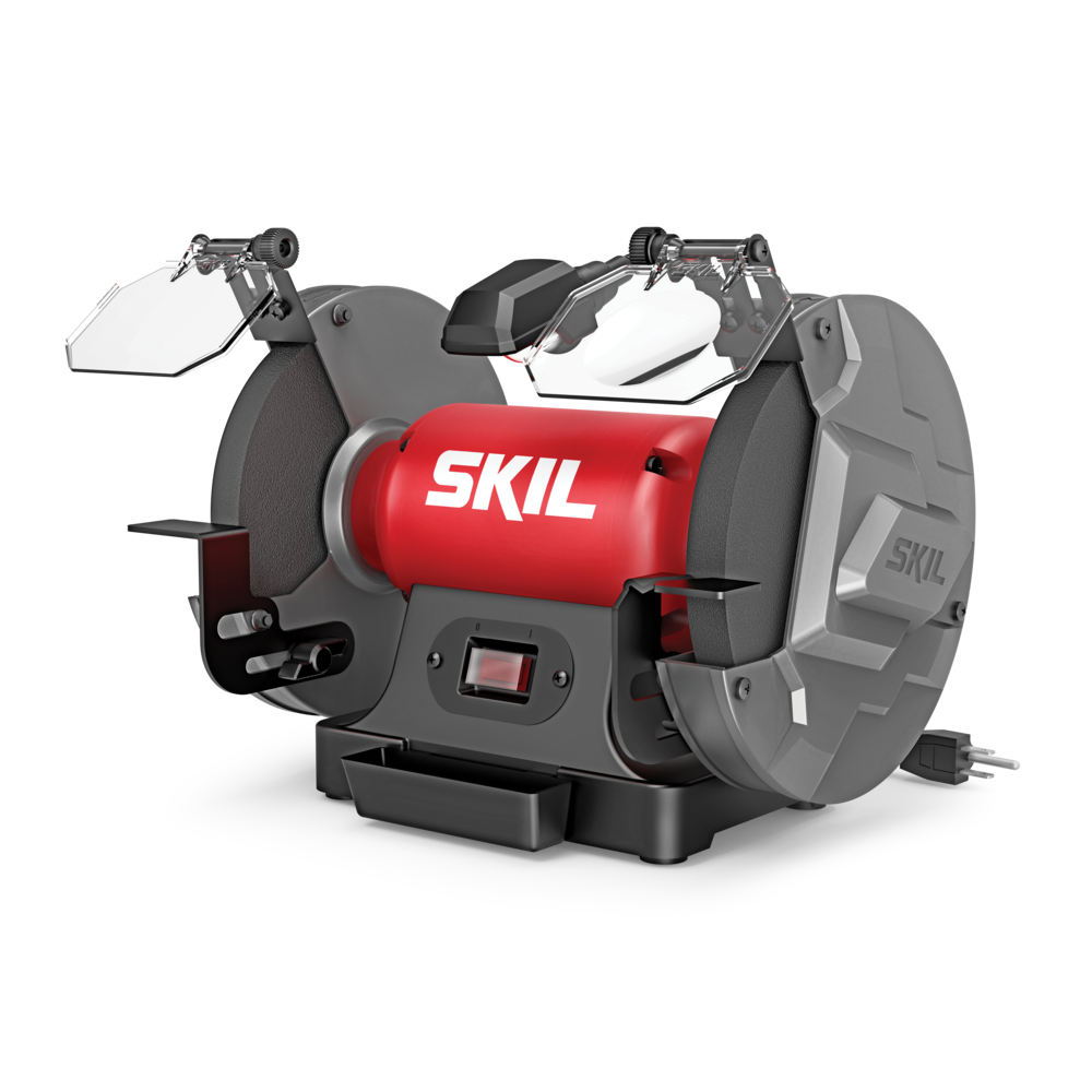 SKIL 3.0 Amp 8″ Benchtop Grinder - Flockneti