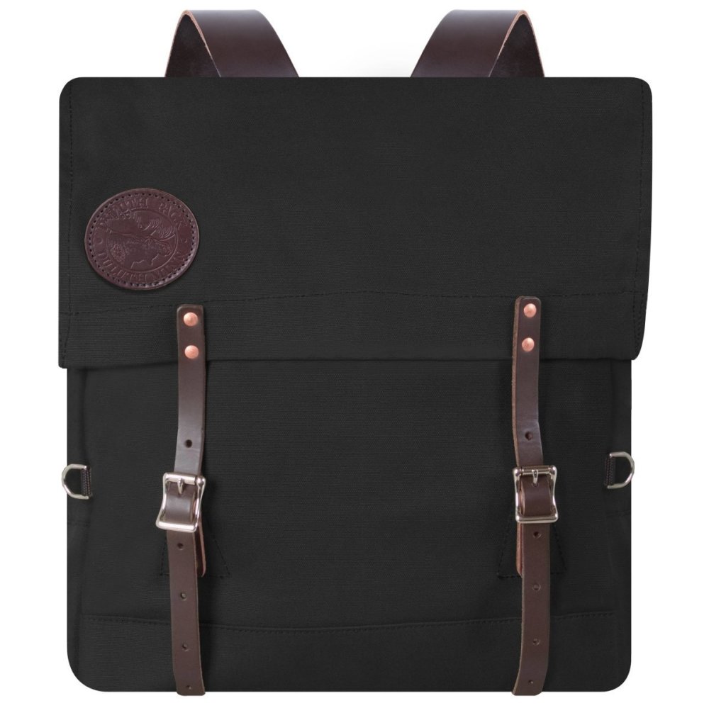 Duluth Pack 64 Liter Capacity Black Canvas Box Style Standard Food Pack - Flockneti