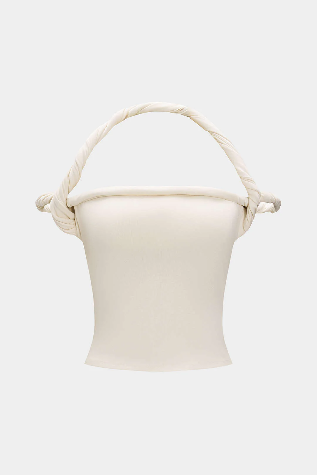 Twist Knot Halter Neck Tank Top - Flockneti