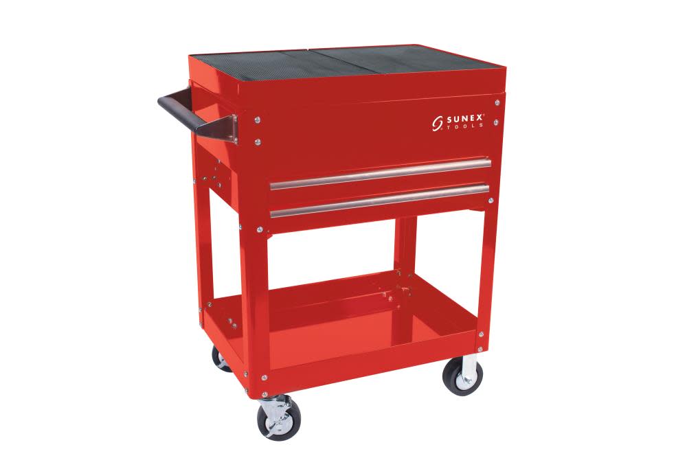 Sunex Compact Slide Top Utility Cart (Red) - Flockneti