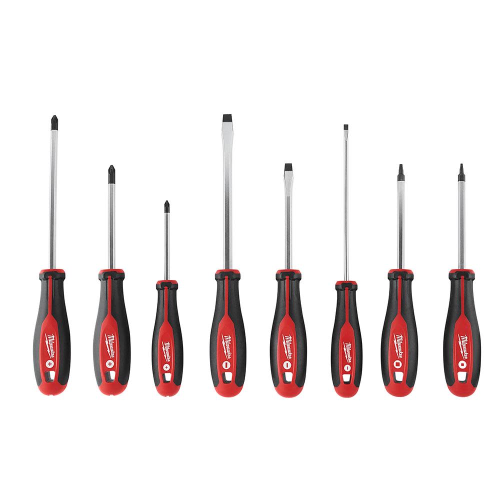 Milwaukee 8pc Screwdriver Kit with Square - Flockneti