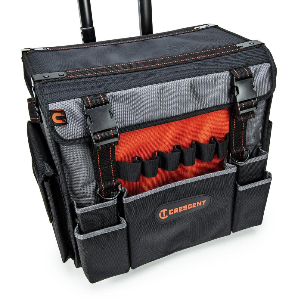 Crescent 18″ Tradesman Rolling Tool Bag - Flockneti