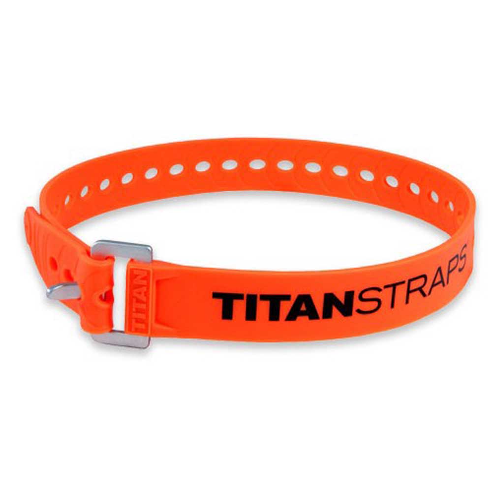 Titan Straps 25 In./64 Cm Orange Industrial Strap - Flockneti