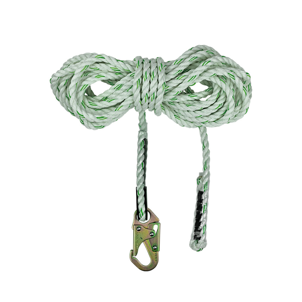 Safewaze Pro 50′ Vertical Lifeline with Premium Polyester Rope - Flockneti