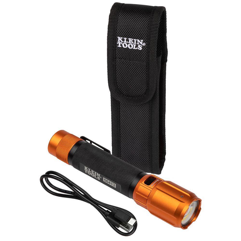 Klein Tools 2 Color LED Flashlight Rechargeable - Flockneti