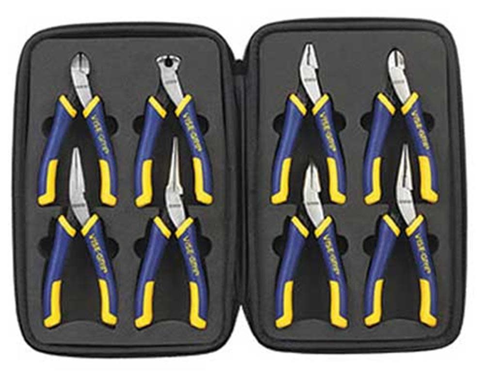 Irwin 8 Pc. Mini Traditional Pliers Set w - Flockneti