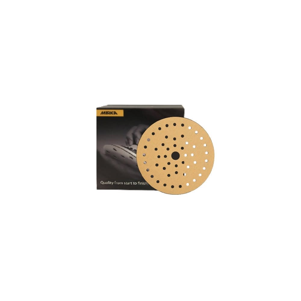 Mirka 5″ Sanding Disc 150 Grit 42 Hole Abrasive 50pk - Flockneti