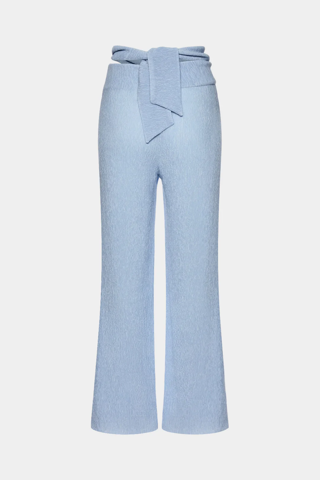 Textured Asymmetrical Knotted Pants - Flockneti