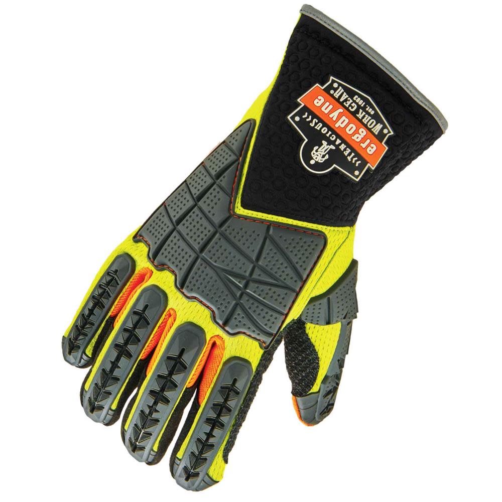 Ergodyne 925F(x) Pro Flex Standard Dorsal Impact-Reducing Gloves XL - Flockneti