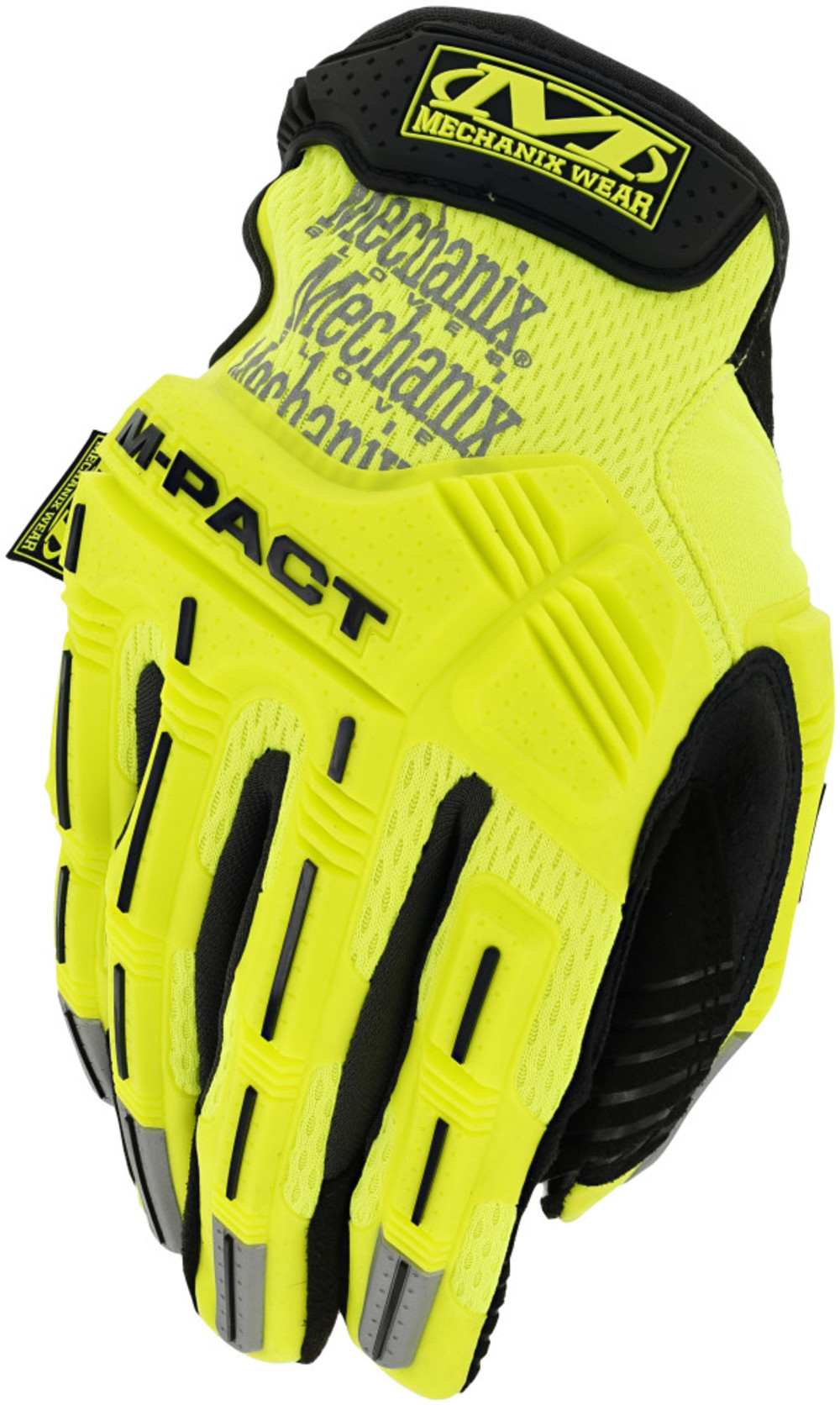 Mechanix Wear Hi-Viz M-Pact Gloves Large - Flockneti