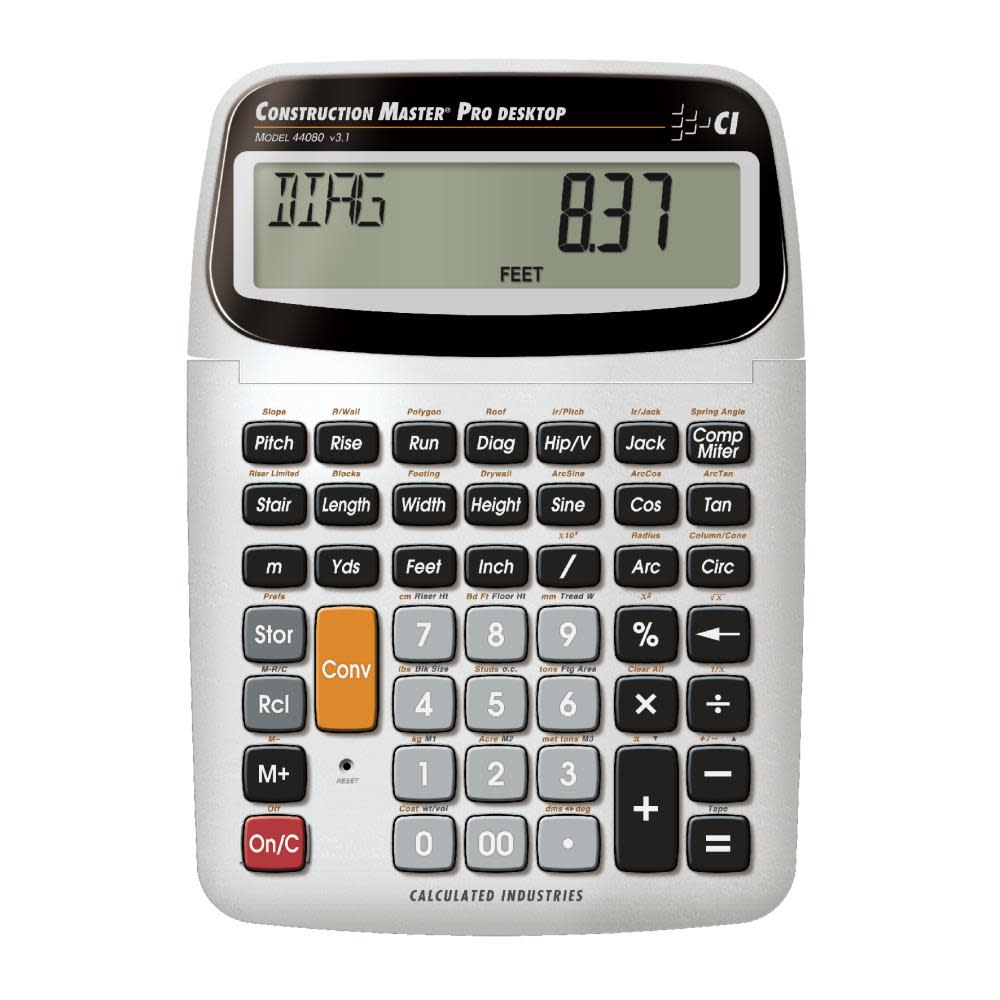 Calculated Industries CM Pro DT Construction Math Calculator - Flockneti