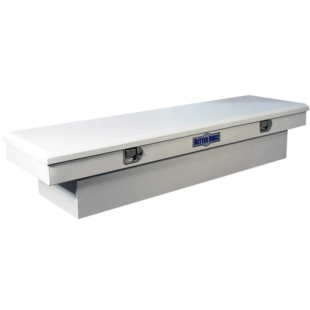 Better Built 63″ Crown Saddle Truck Tool Box STEEL WHITE - Flockneti