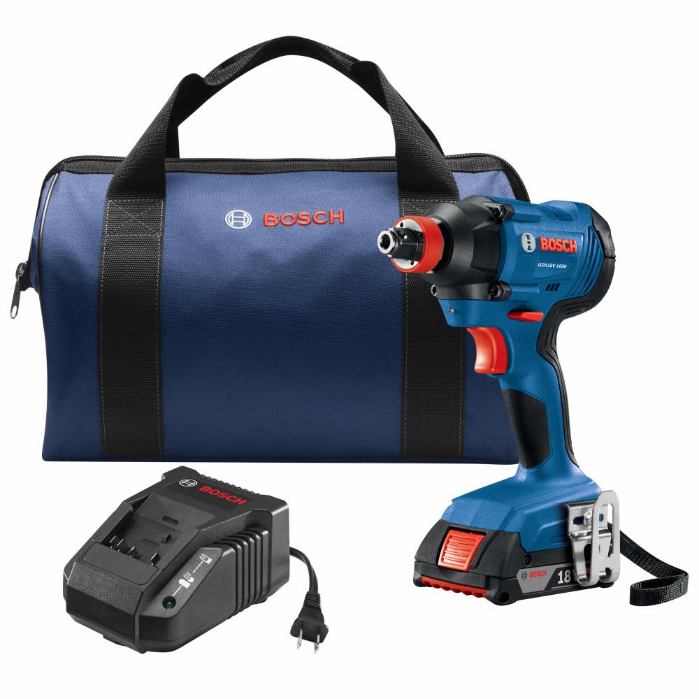 Bosch 18V Freak 1/4″ & 1/2″ Impact Driver Kit - Flockneti