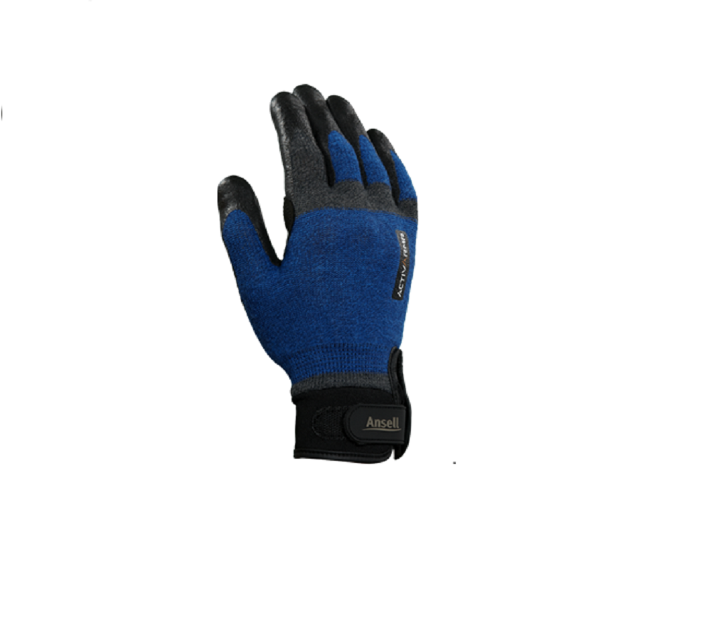 Ansell Protective Products ActivArmr X-Large Blue/Black Foam Cut Resistant Gloves - Flockneti