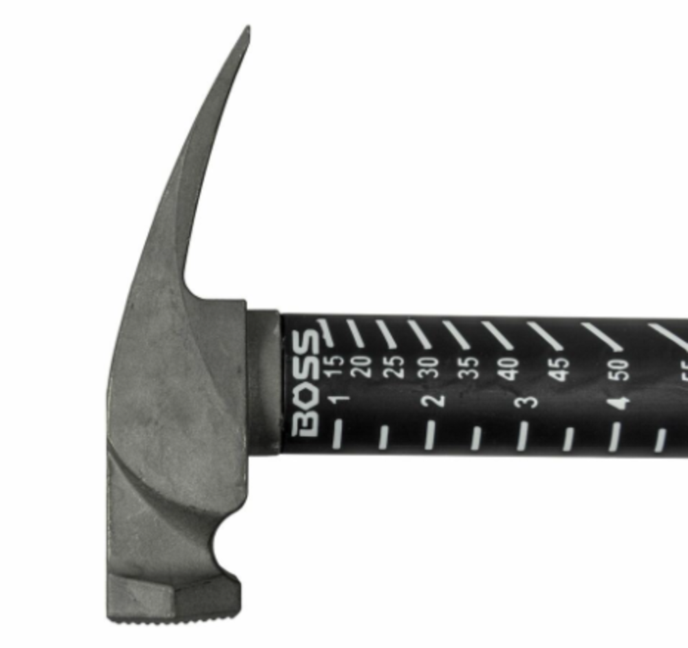 Boss Hammers 16oz Titanium Hybrid Fiberglass Handle Hammer Milled Face - Flockneti