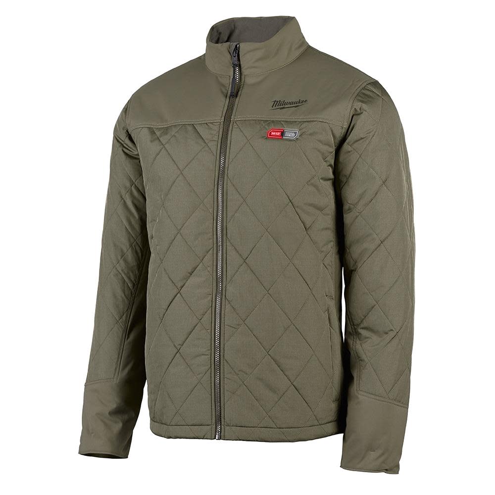 Milwaukee M12 Heated AXIS Jacket Kit XL Olive Green - Flockneti