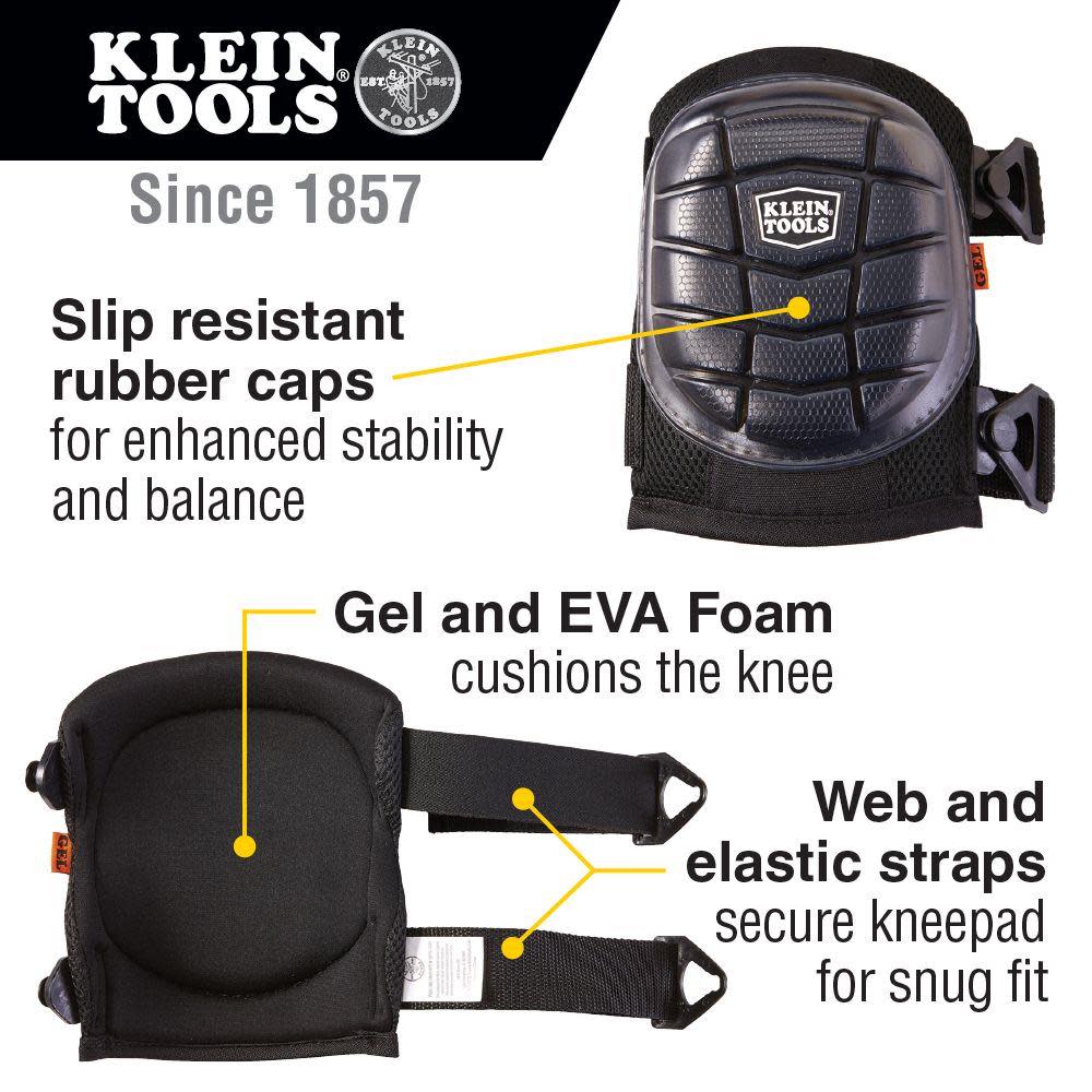 Klein Tools Lightweight Gel Knee Pads - Flockneti