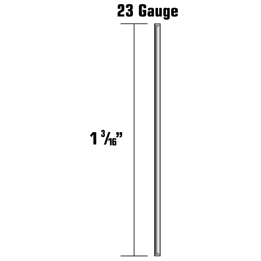 Metabo HPT 1-3/16 Inch 23 Gauge Micro Pin Nail 2000 Count | 23003SHPT - Flockneti