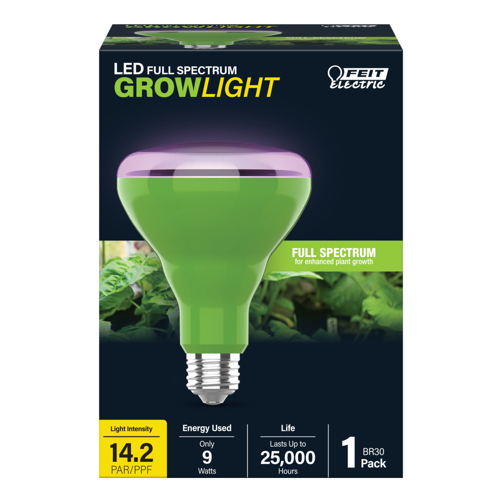 Feit Electric 65W BR30 LED Plant Grow Light Bulb 1pk - Flockneti