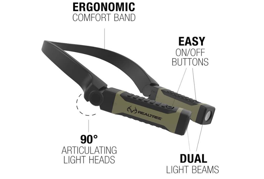 Realtree Flashlight Neck Light 2 AA - Flockneti