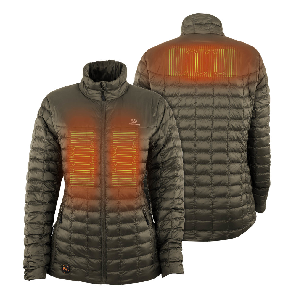 Mobile Warming Backcountry Jacket Womens 7.4V Morel Medium - Flockneti