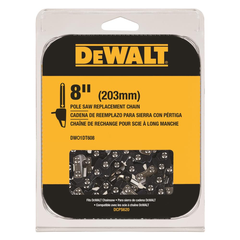 DEWALT 20V MAX 8″ Pole Saw Kit with Extra 8″ Chain - Flockneti