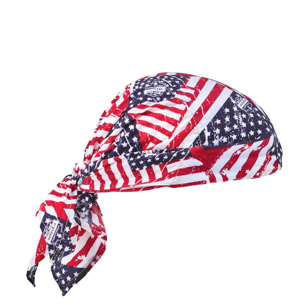 Ergodyne Chill-Its 6710CT Evaporative Cooling Triangle Hat & Cooling Towel - Flockneti