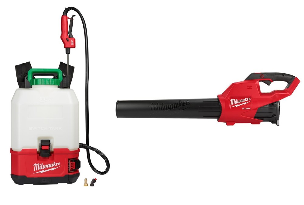 Milwaukee M18 SWITCH TANK Backpack Sprayer 4 Gallon & Gen II M18 Blower Bare Tool Bundle - Flockneti