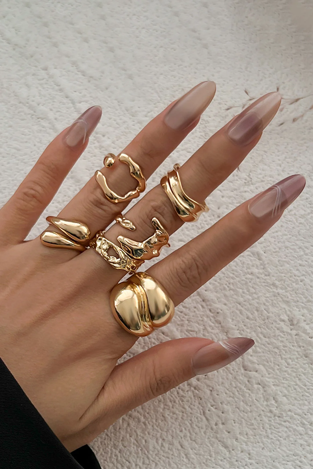 Multi-Layer Irregular Rings - Flockneti