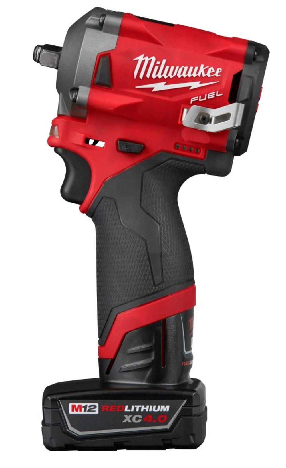Milwaukee M12 FUEL Stubby 3/8In Impact Wrench M12 3/8In Ratchet Bundle Kit - Flockneti