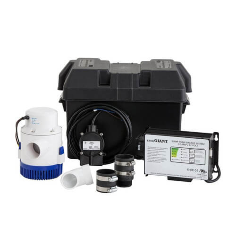 Little Giant Pump SPBS-12HF Sump Pump Battery Backup System - Flockneti