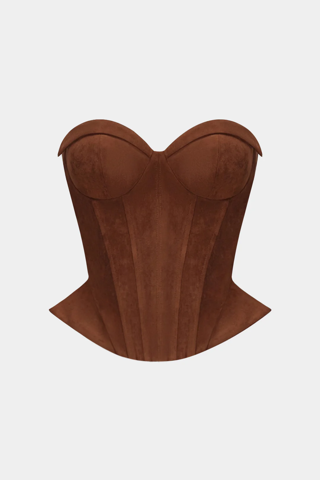 Suede Corset Tube Top - Flockneti