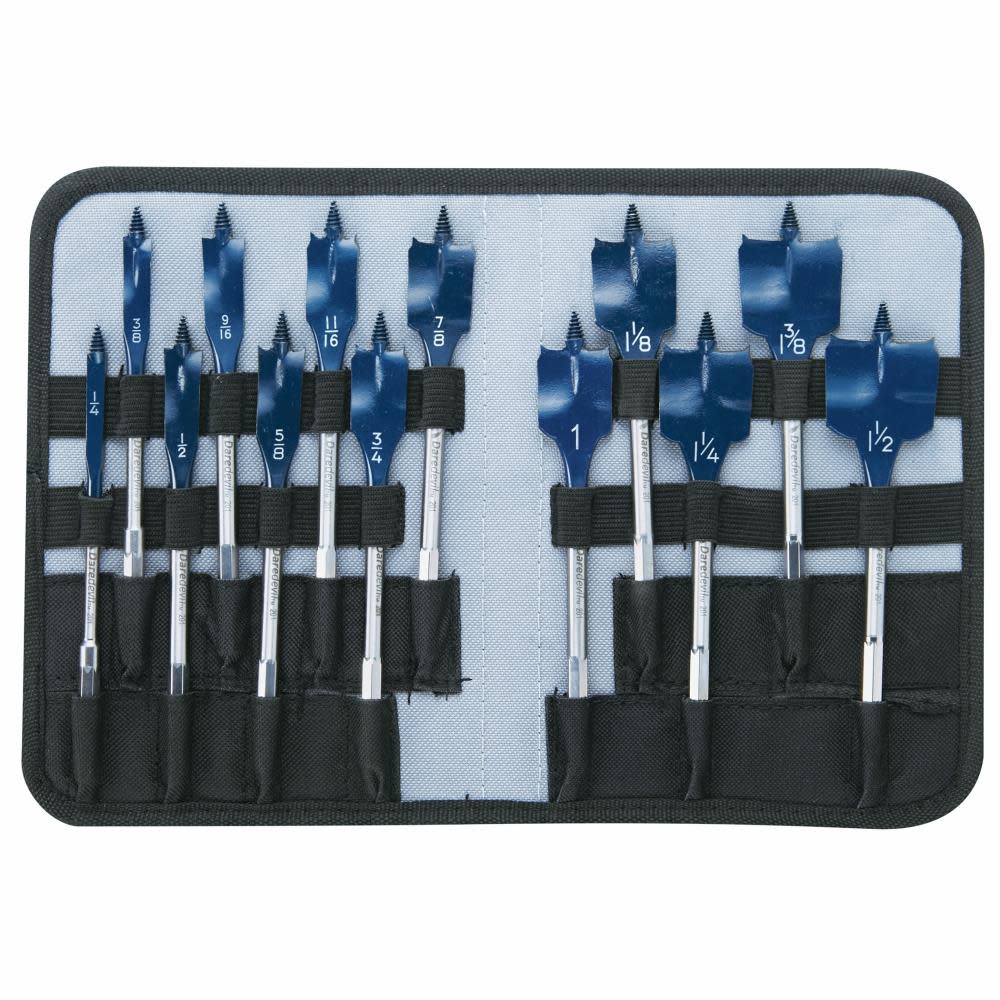 Bosch 13 pc. Daredevil Spade Bit Set in Pouch - Flockneti