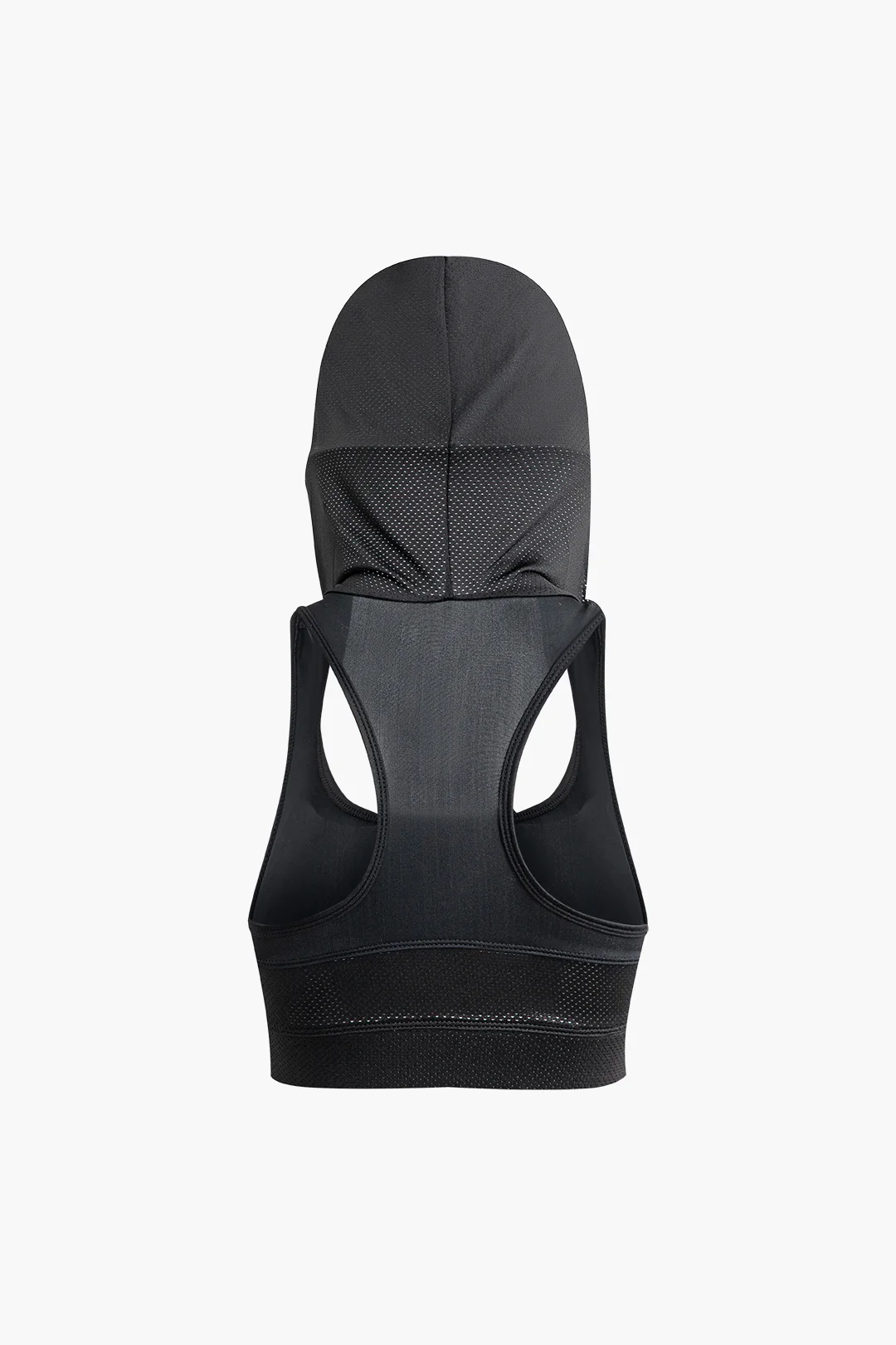 Solid Hooded Sports Bra - Flockneti